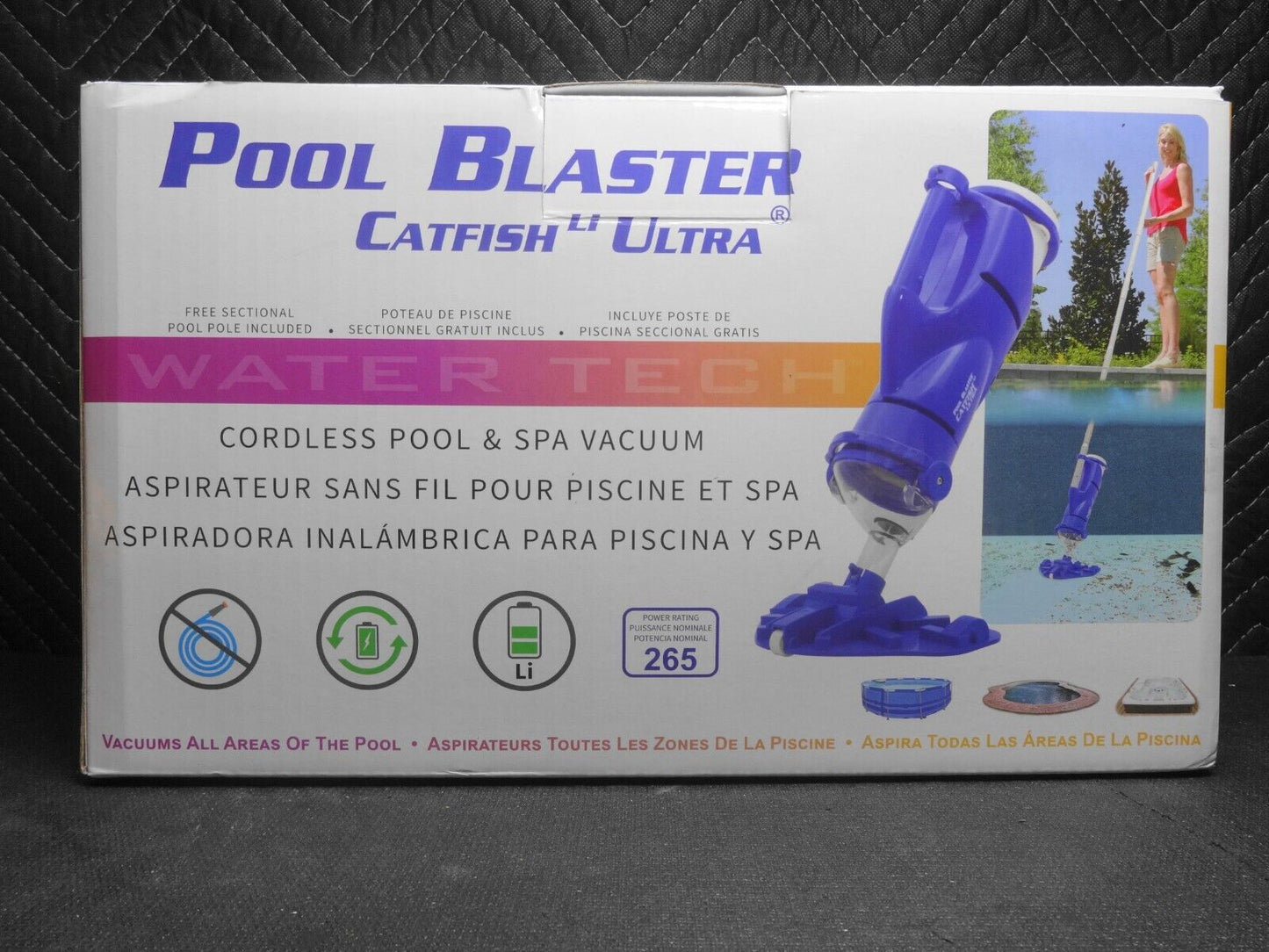 WaterTech Pool Blaster Catfish Li Ultra Cordless Pool & Spa Vacuum (21001DL)