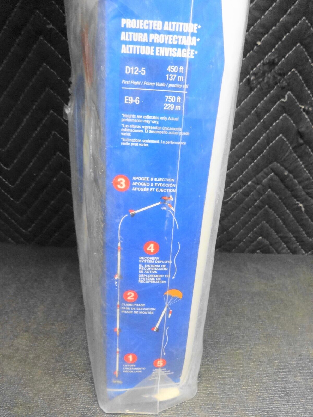 Mid Powered Model Rockets Estes #2037 D-Region Tomahawk, Large Scale Mid Power Model Rocket Kit ...