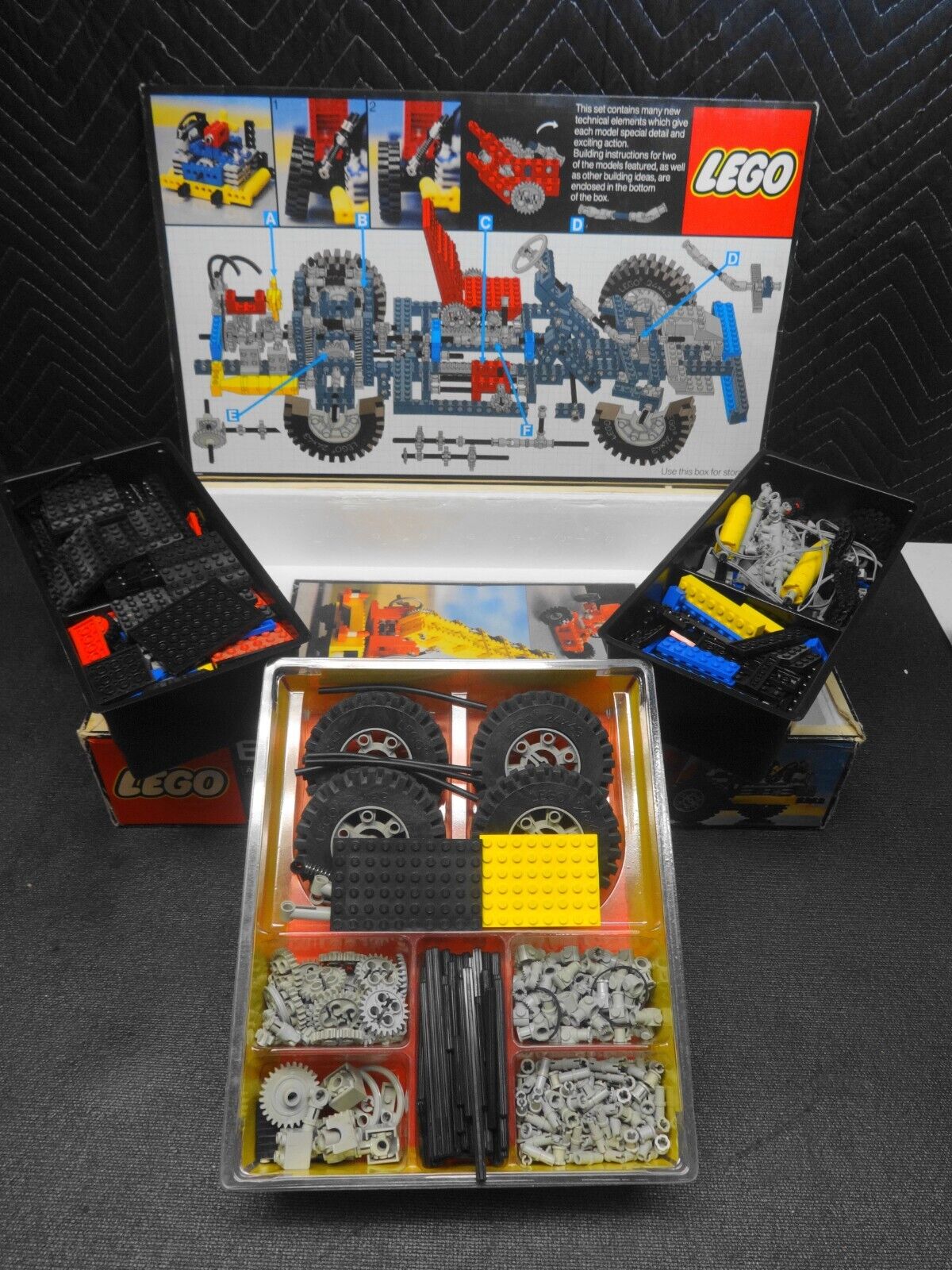 Vintage 1980 Lego Technic Auto Car Chassis Set 8860 w/ Manual in Original Box