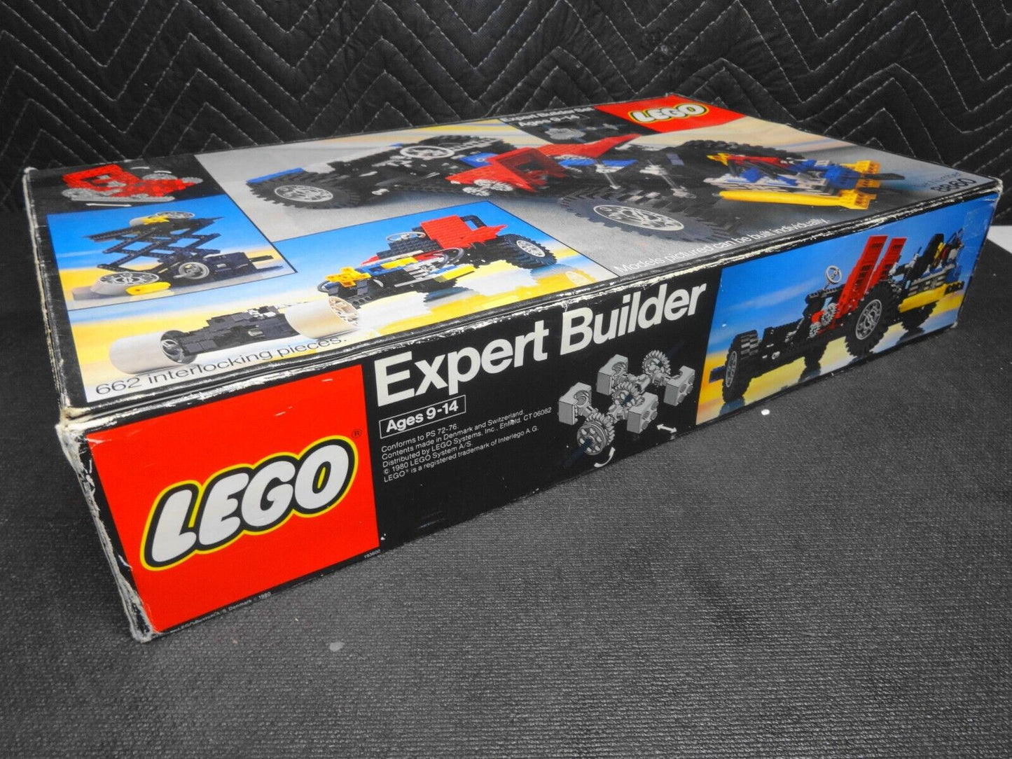 Vintage 1980 Lego Technic Auto Car Chassis Set 8860 w/ Manual in Original Box