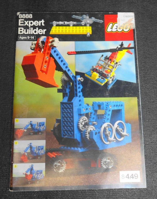 LEGO Expert Builder Idea Book #8888 - 1980 Printed in Germany - Technic