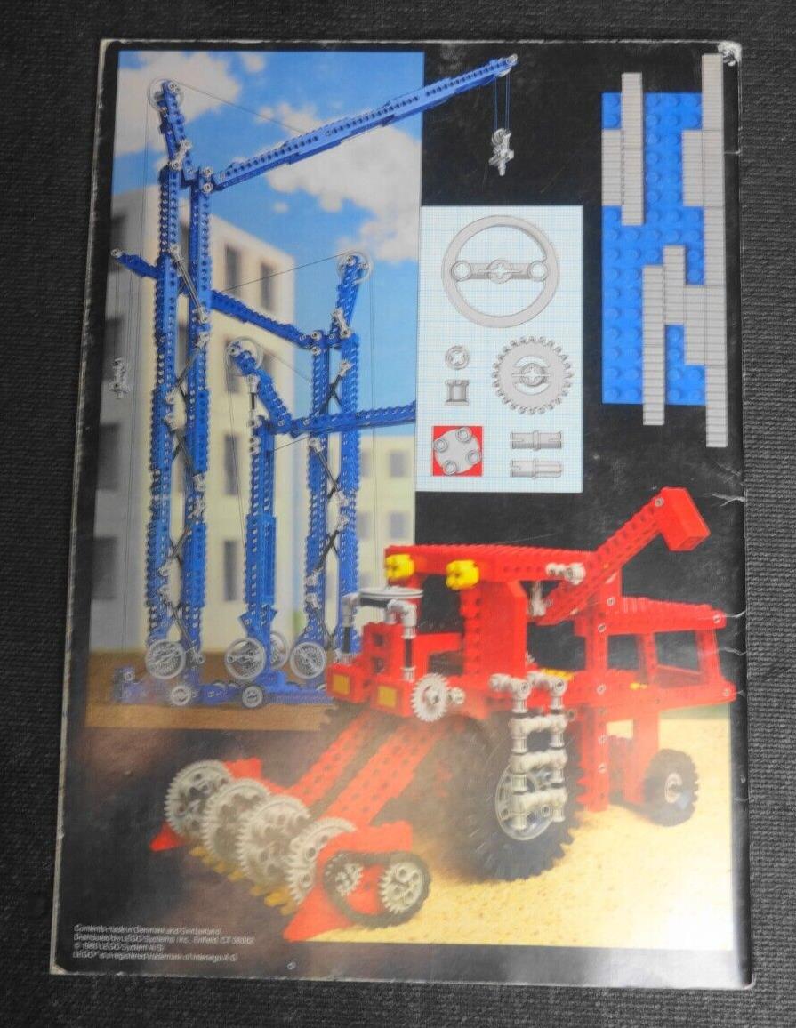 LEGO Expert Builder Idea Book #8888 - 1980 Printed in Germany - Technic