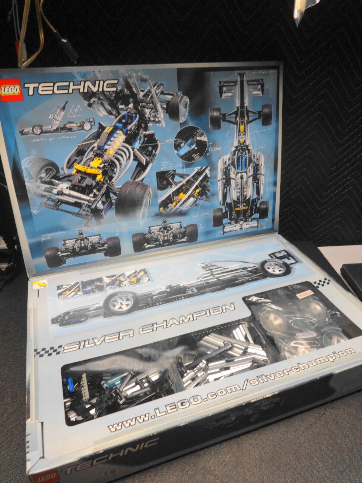 LEGO TECHNIC: Silver Champion (8458) Complete Set, with Manual in Original Box