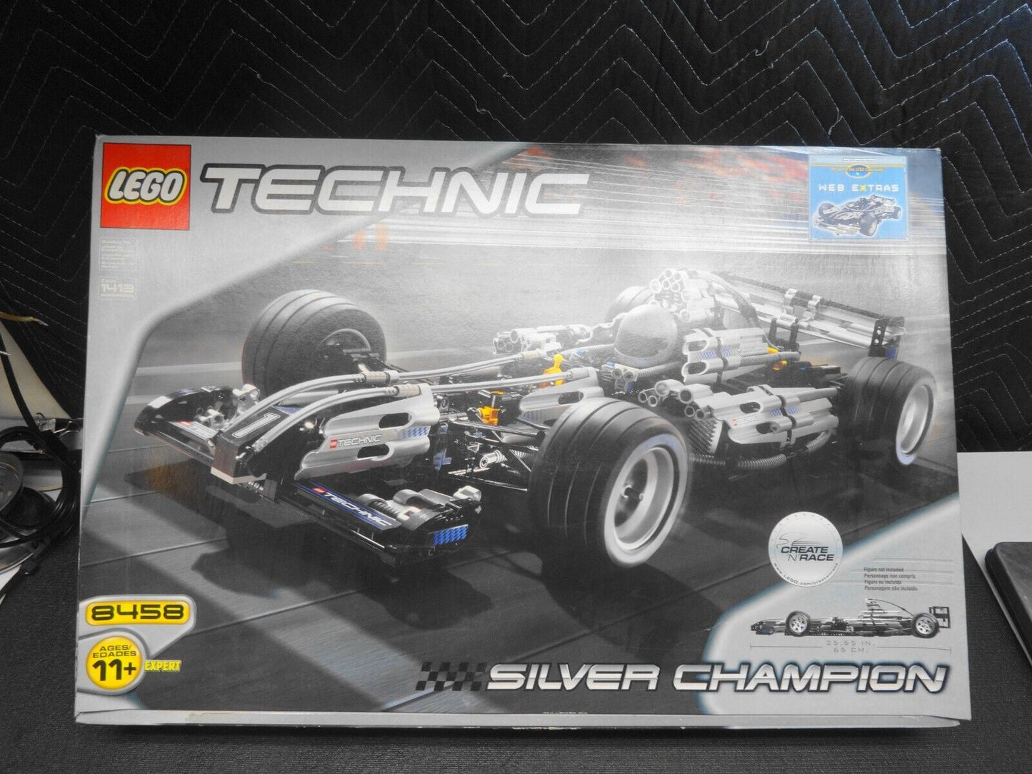 LEGO TECHNIC: Silver Champion (8458) Complete Set, with Manual in Original Box