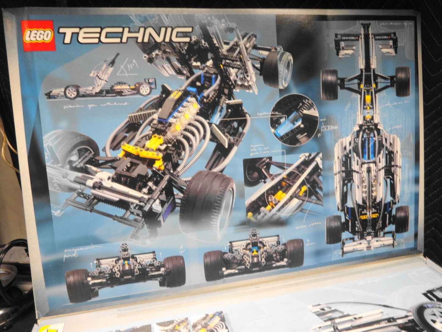 LEGO TECHNIC: Silver Champion (8458) Complete Set, with Manual in Original Box