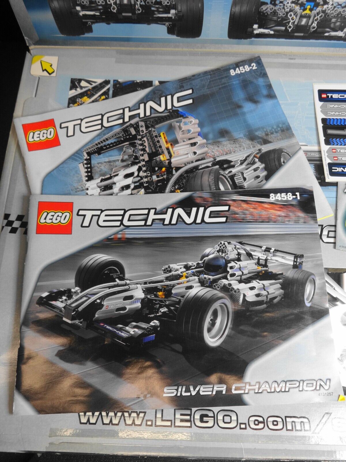 LEGO TECHNIC: Silver Champion (8458) Complete Set, with Manual in Original Box