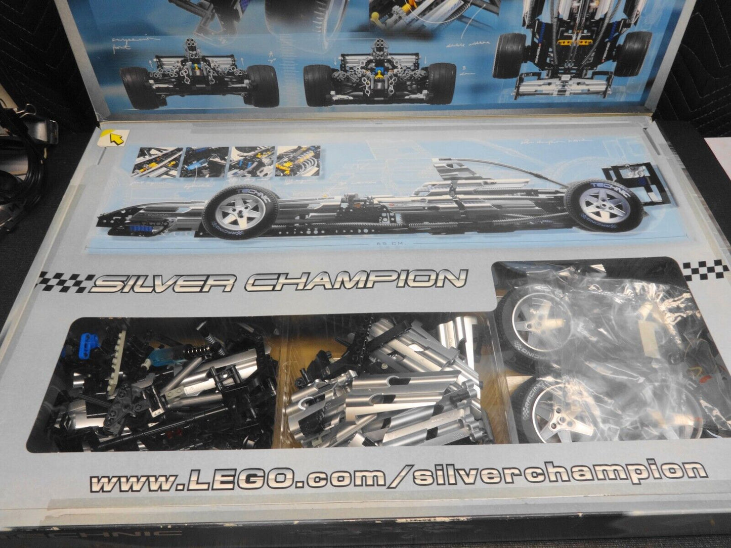 LEGO TECHNIC: Silver Champion (8458) Complete Set, with Manual in Original Box