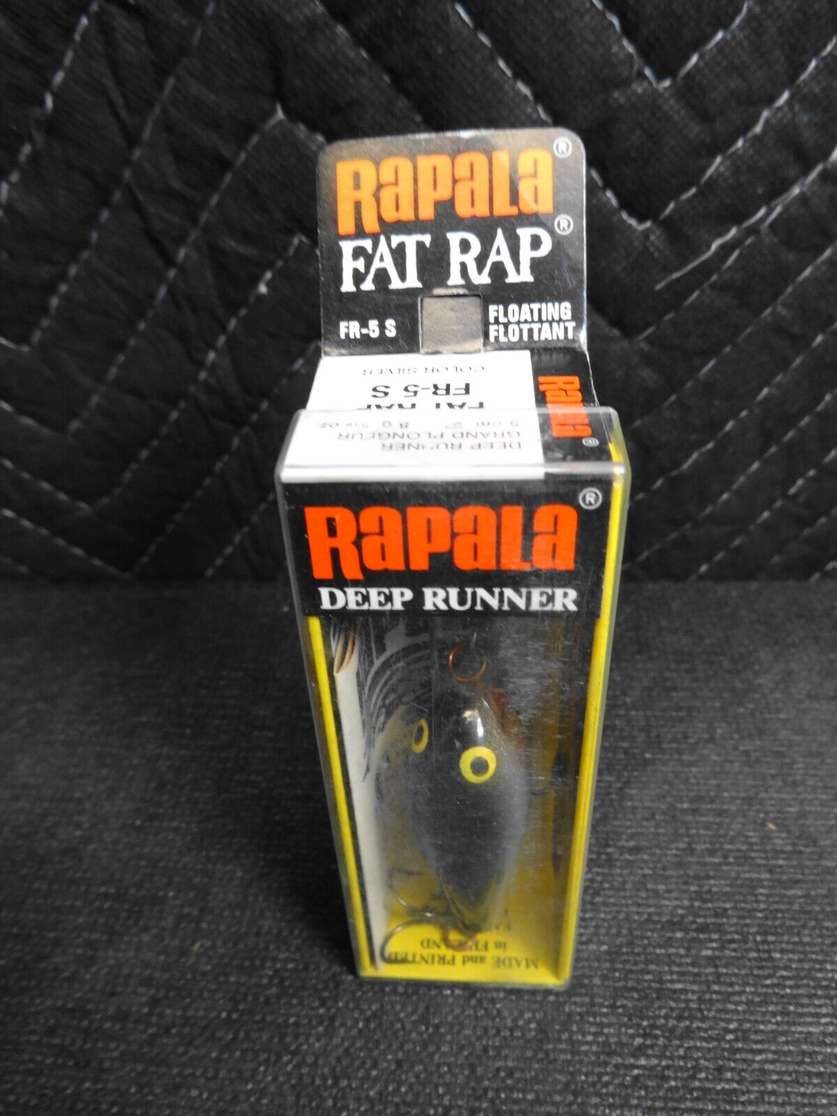 NOS Rapala Fat Rap FR-5 S Silver Fishing Lure - Made in Finland