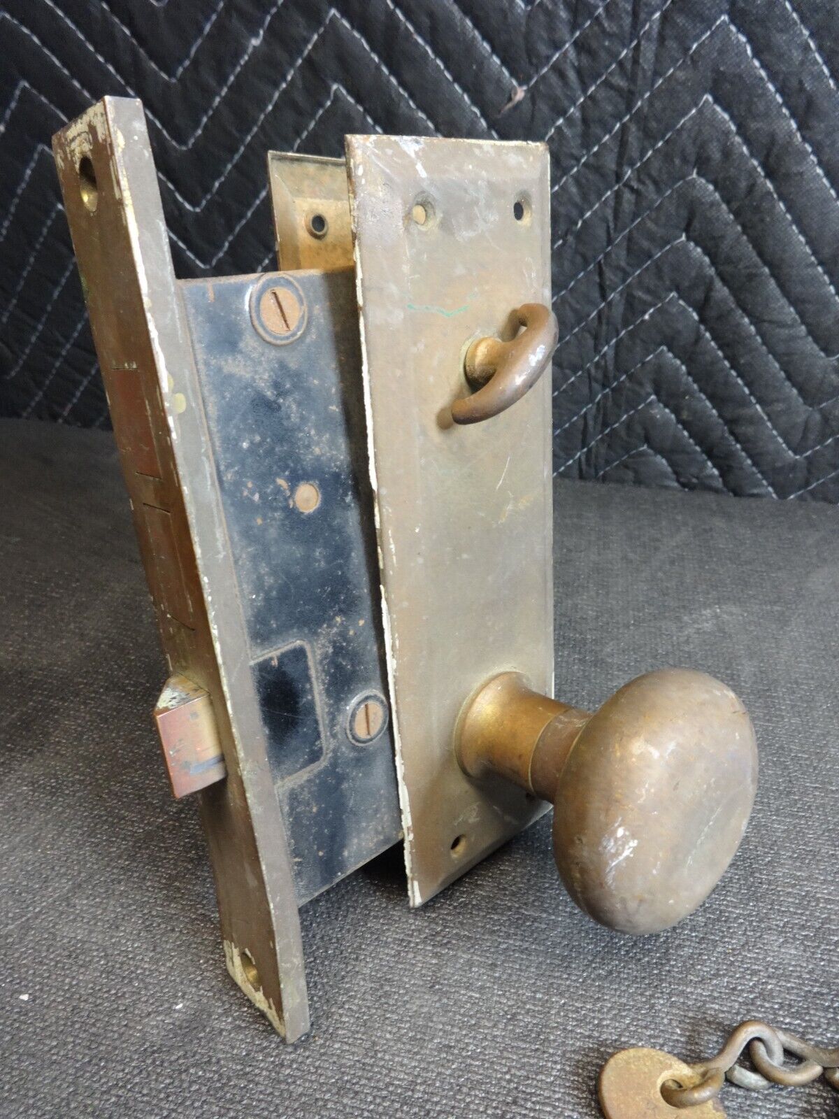 Appleton Lock 3 Antique Appleton Hotel Room Skeleton Key, Mortise Lock & FOB - Watsonv ...