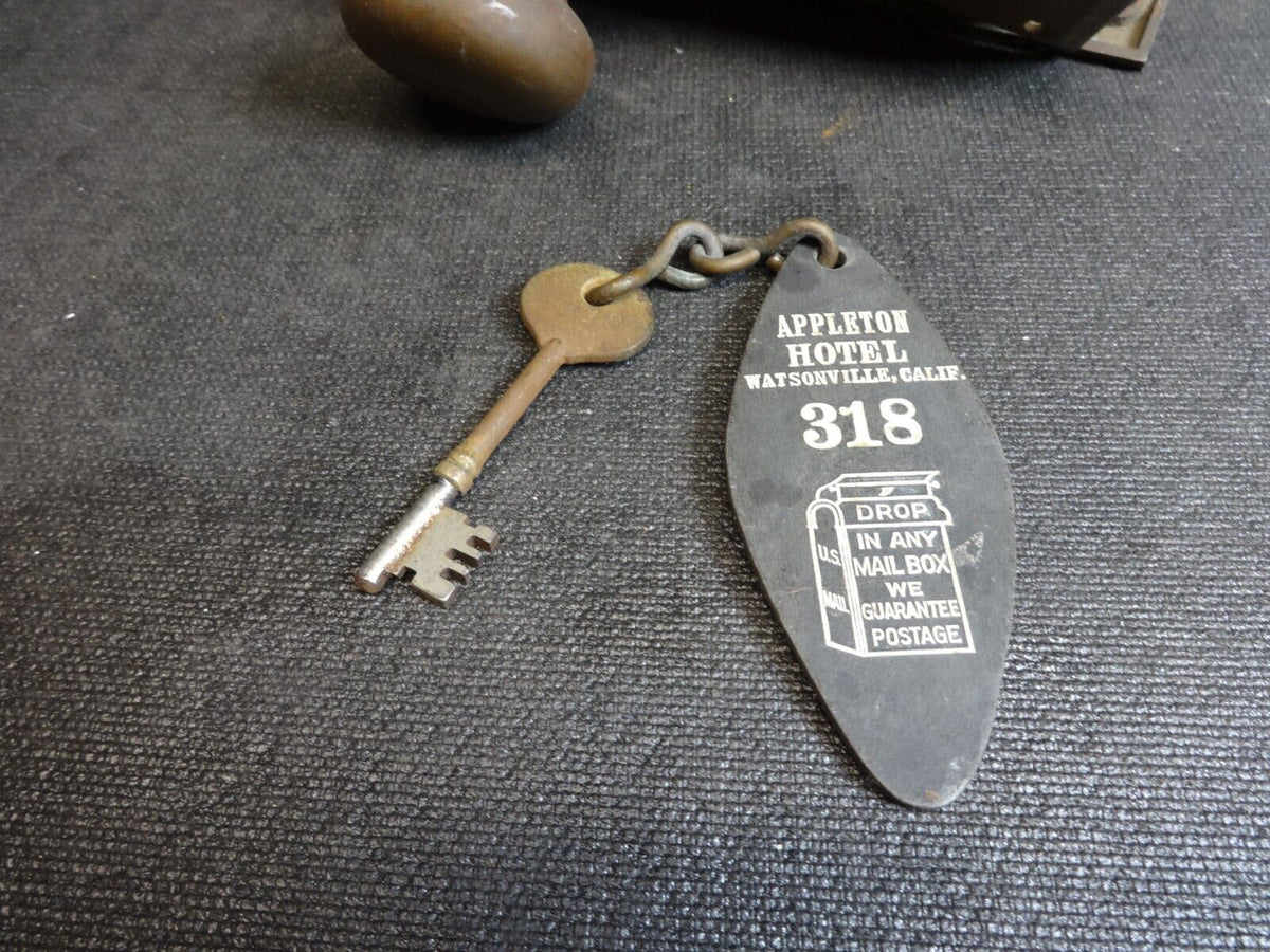 Appleton Lock 3 Antique Appleton Hotel Room Skeleton Key, Mortise Lock & FOB - Watsonv ...