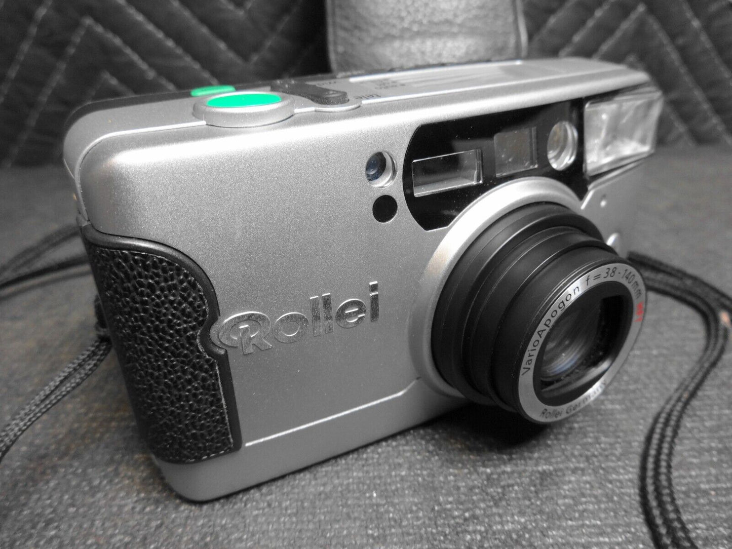 Rollei Prego 140 35mm Film Photo Camera Silver Point and Shoot with Case