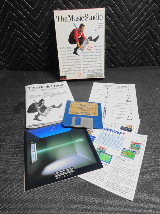 Music Studio by Activision - 3.5 Floppy Program Software for Amiga - Vintage