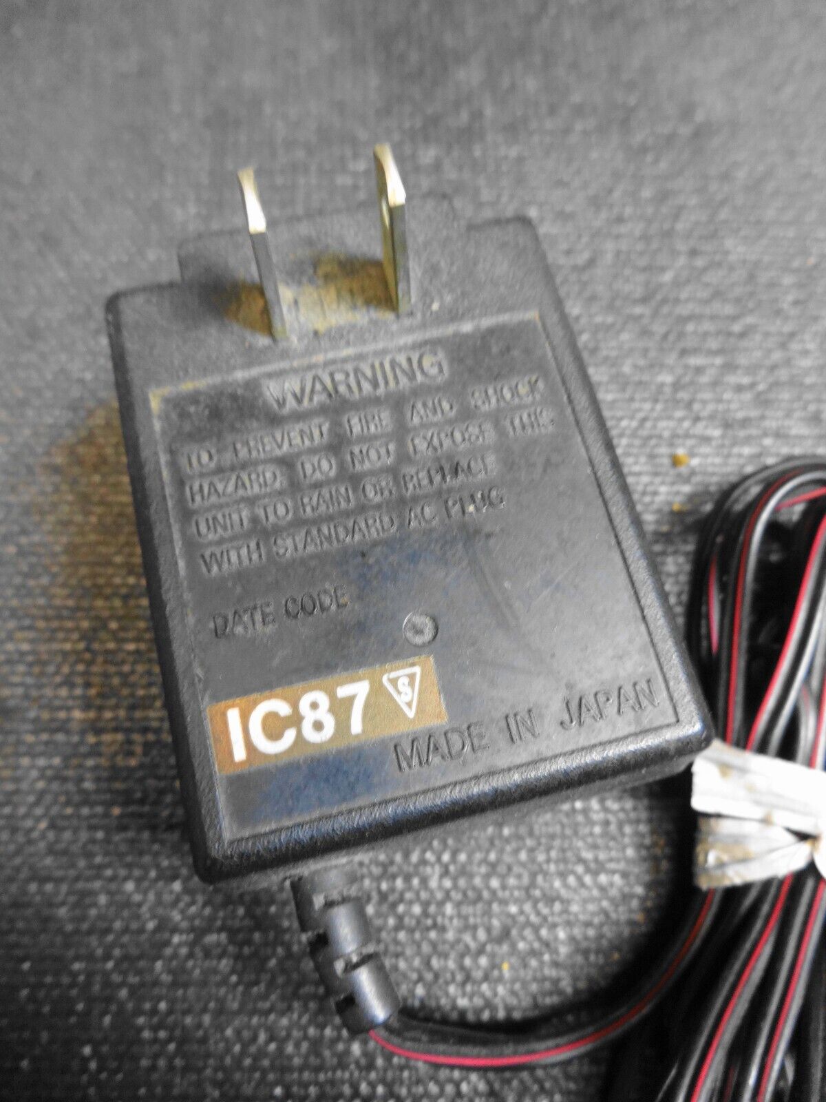 Genuine iCom DC-1230 CM-16U 12V 300mA Power Supply