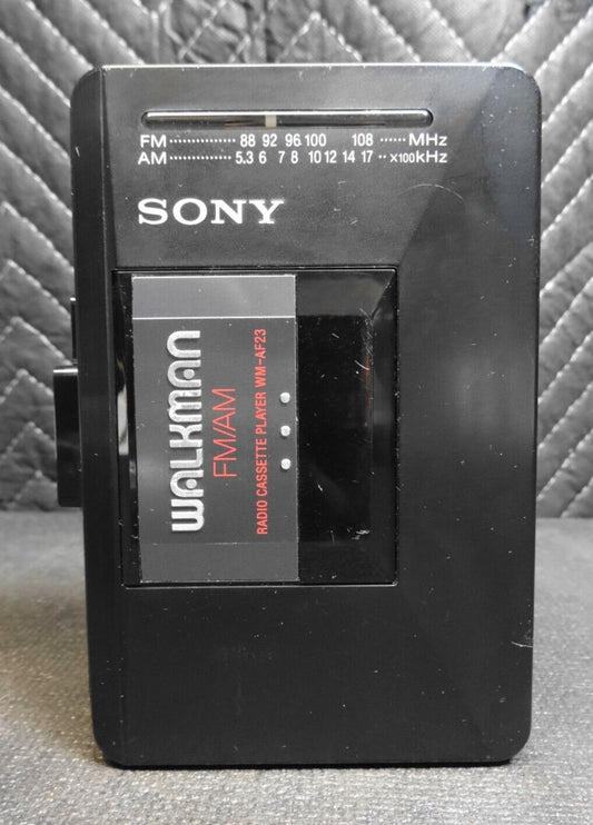 ⭐ Sony Walkman WM-AF23 FM/AM Cassette Player ~ New Drive Belts ~ Serviced ! ⭐