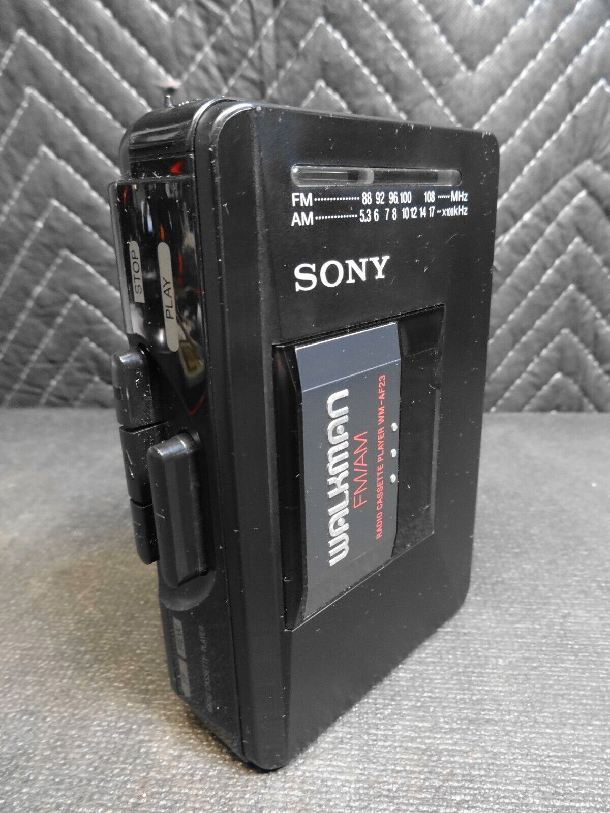 ⭐ Sony Walkman WM-AF23 FM/AM Cassette Player ~ New Drive Belts ~ Serviced ! ⭐