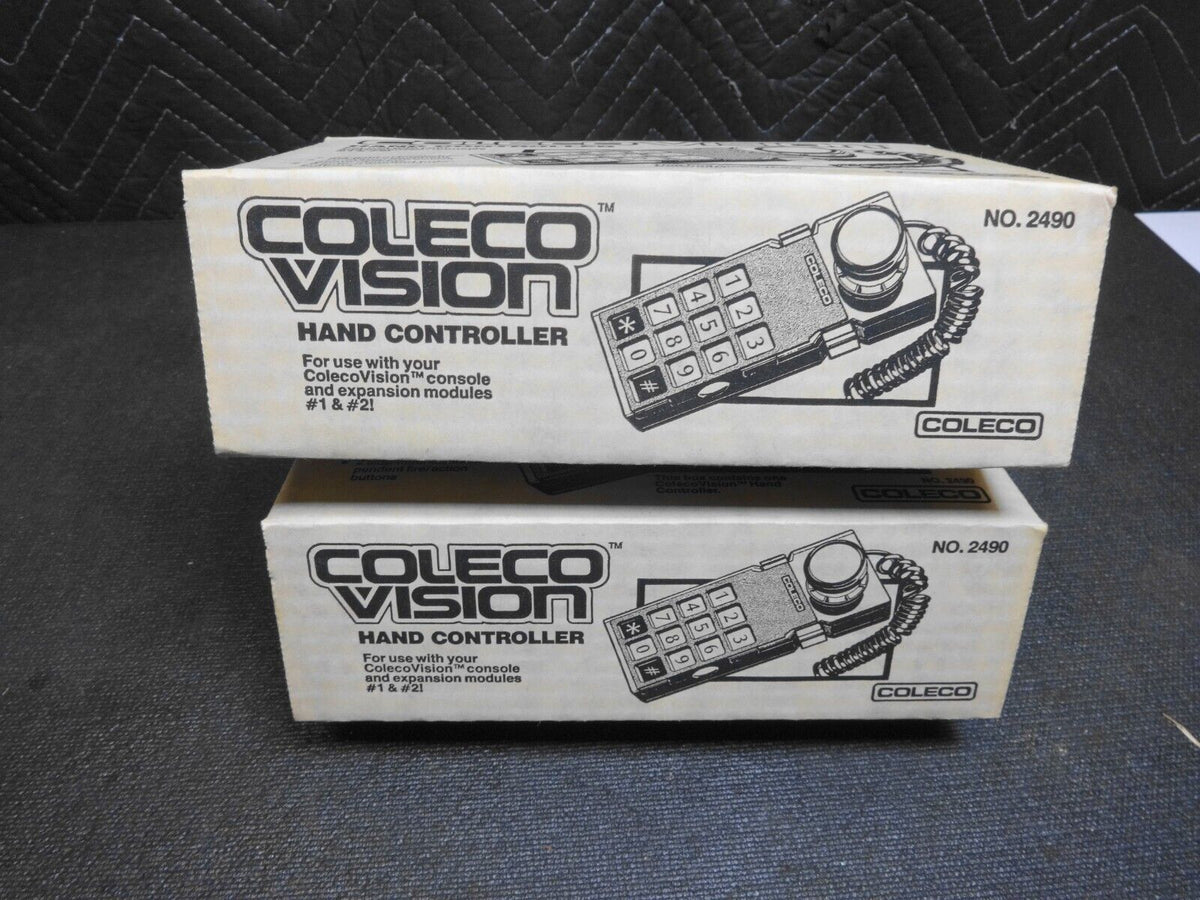 Colecovision Controller Label ColecoVision Replacement Hand Controller - Original RETAIL BOXES & Rec ...