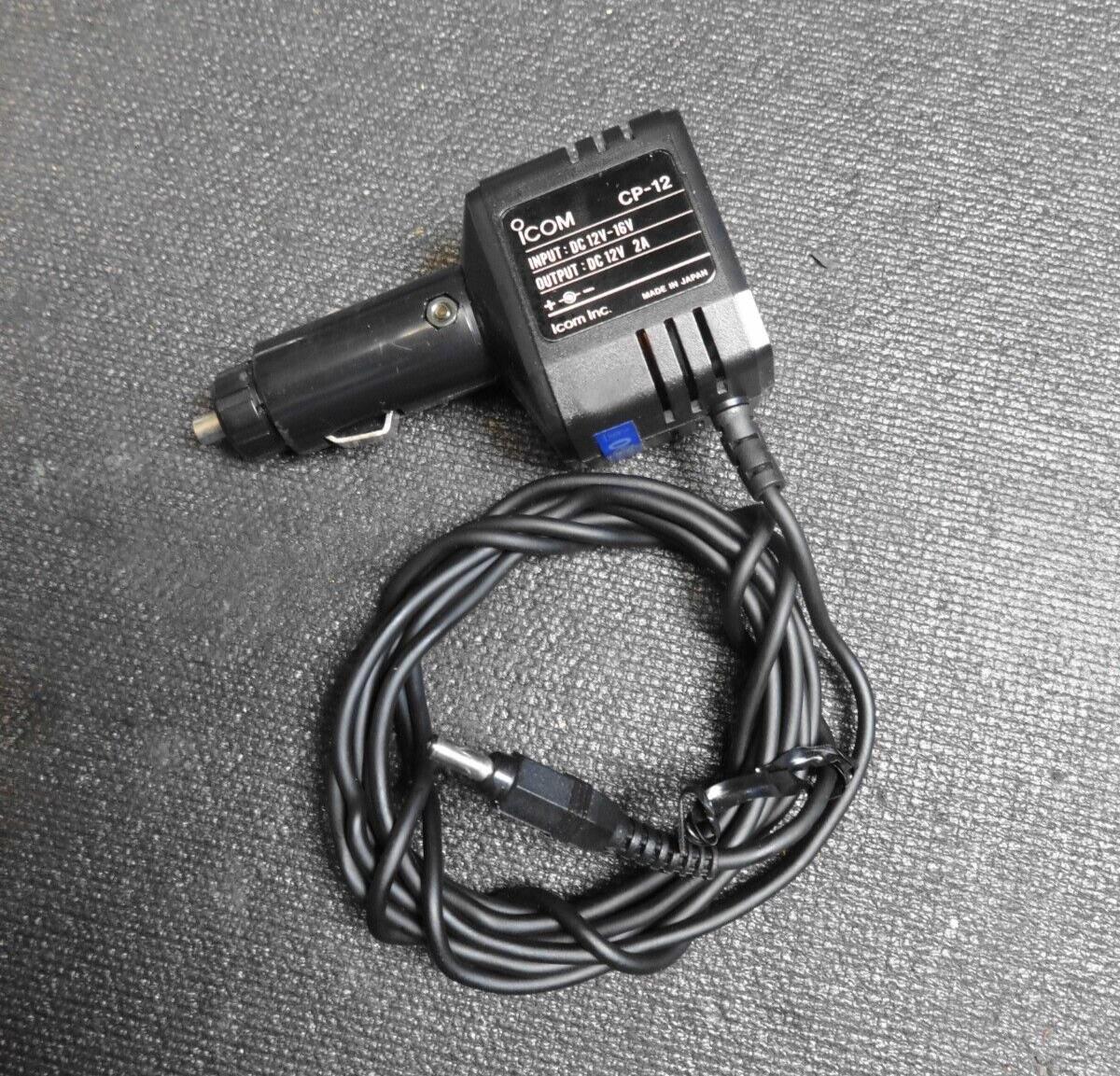 ICOM CP-12 Car Charger Adapter DC13.8V (DC12V-16V)