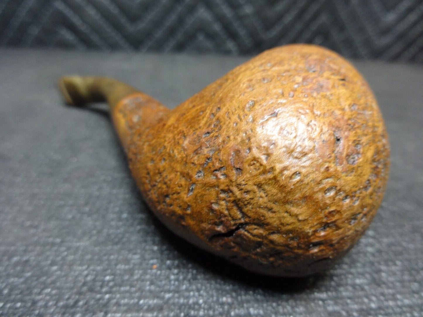 Vintage The Tinderbox Unique Billiard Style Smoking Pipe - Made in England