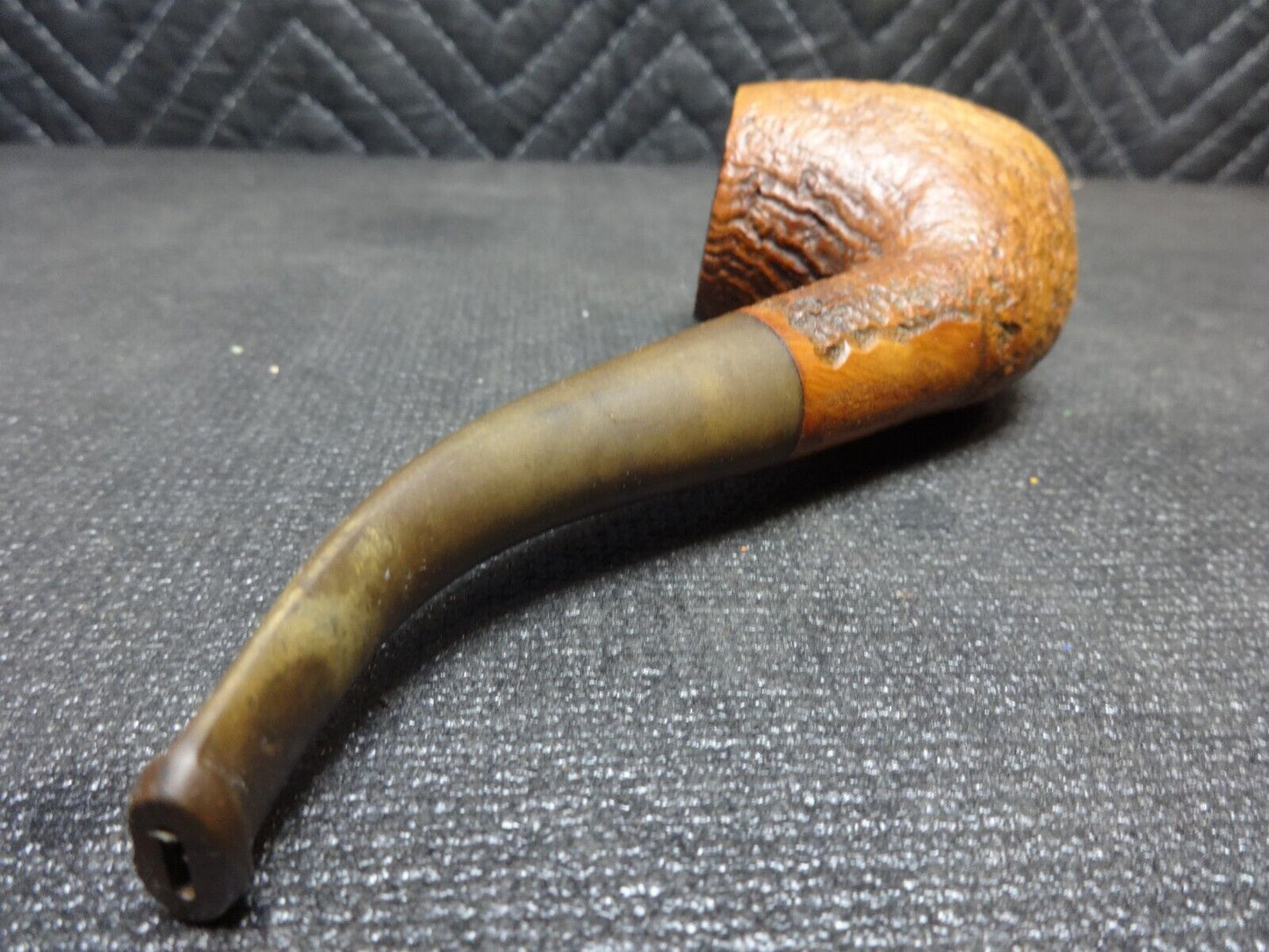 Vintage The Tinderbox Unique Billiard Style Smoking Pipe - Made in England