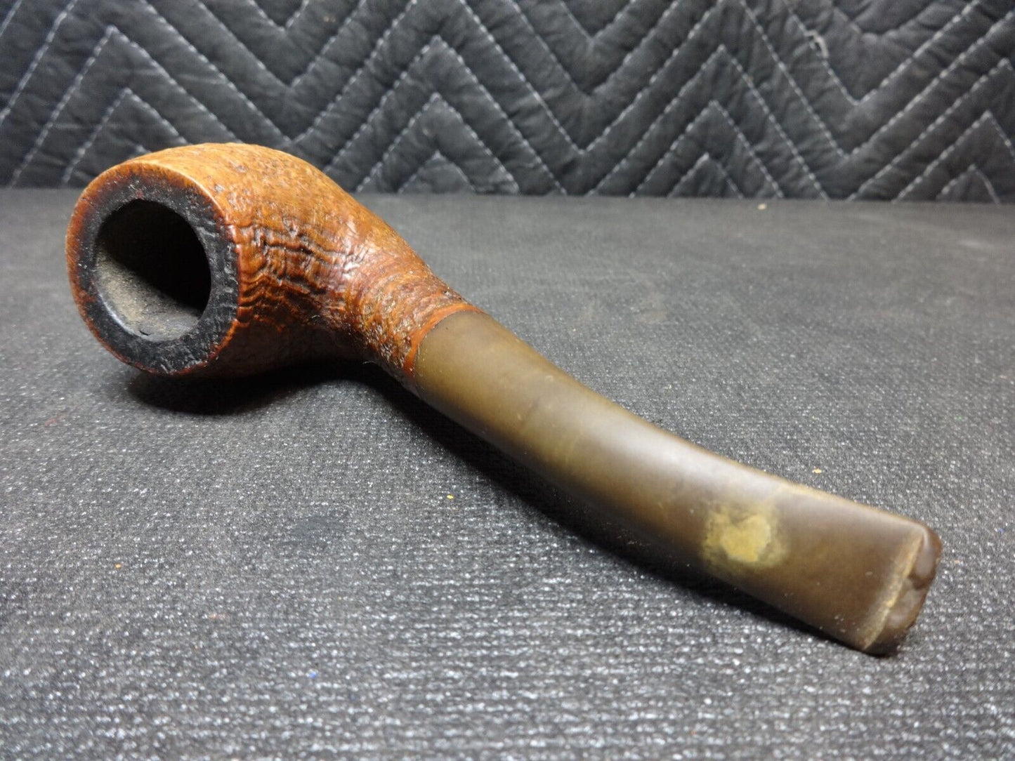 Vintage The Tinderbox Unique Billiard Style Smoking Pipe - Made in England