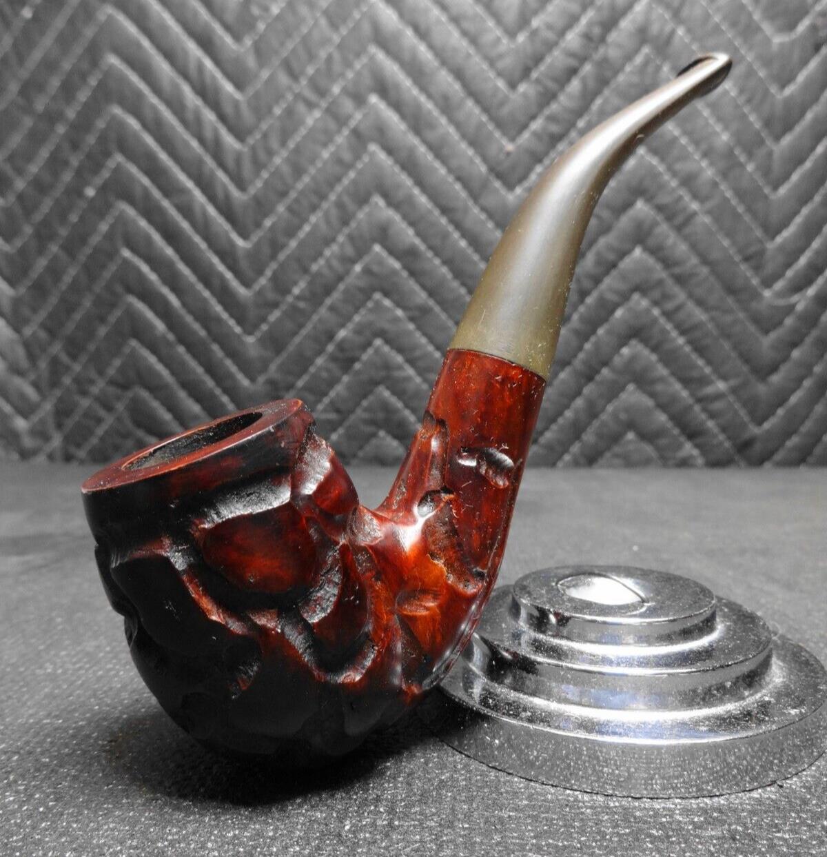 VINTAGE IMPORTED BRIAR MADE IN ITALY ESTATE PIPE