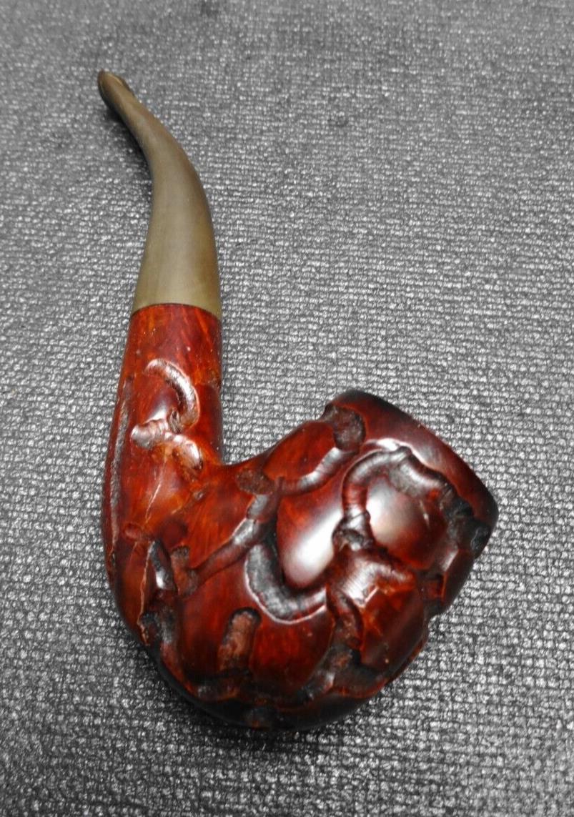 VINTAGE IMPORTED BRIAR MADE IN ITALY ESTATE PIPE