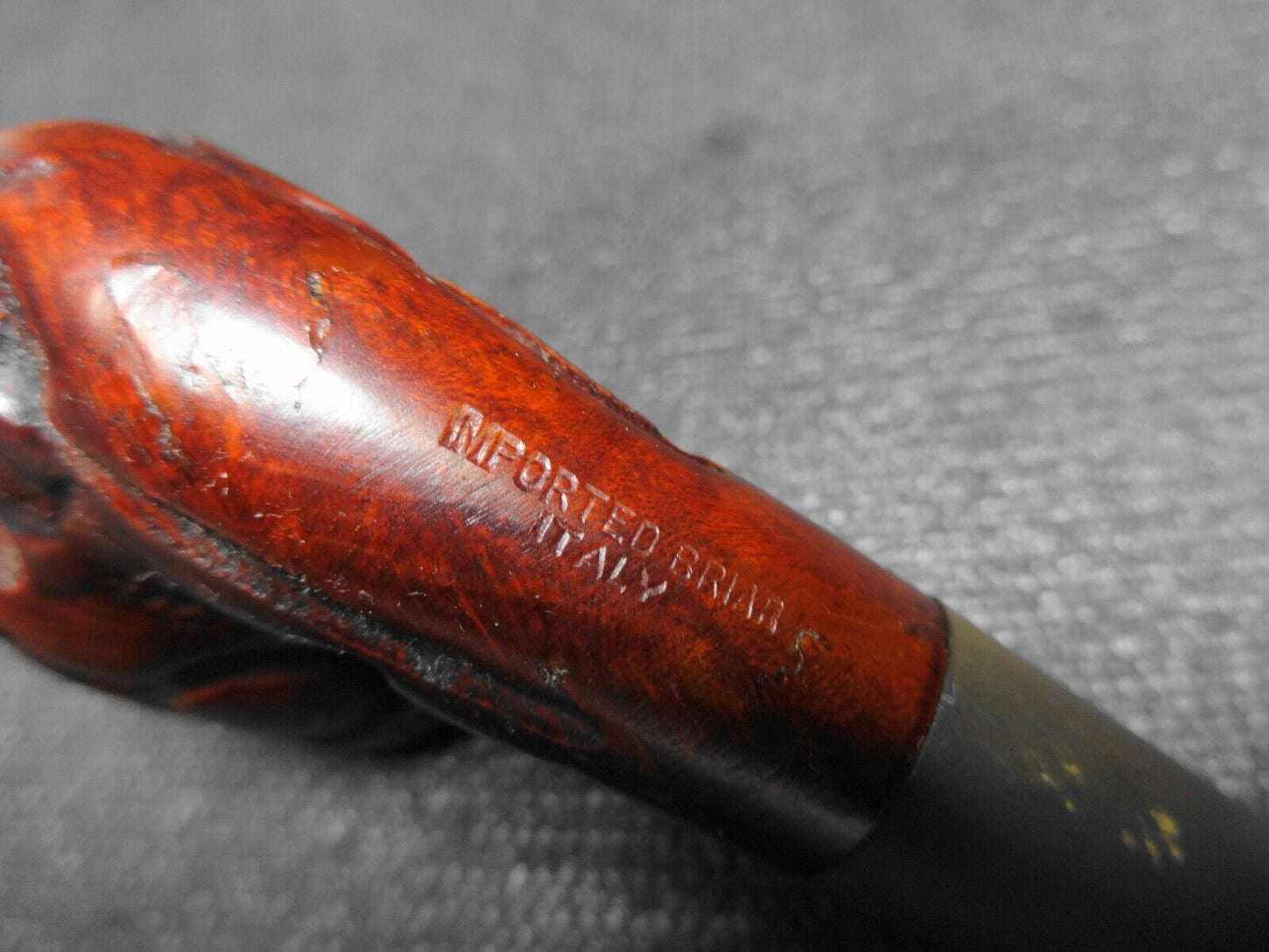 VINTAGE IMPORTED BRIAR MADE IN ITALY ESTATE PIPE