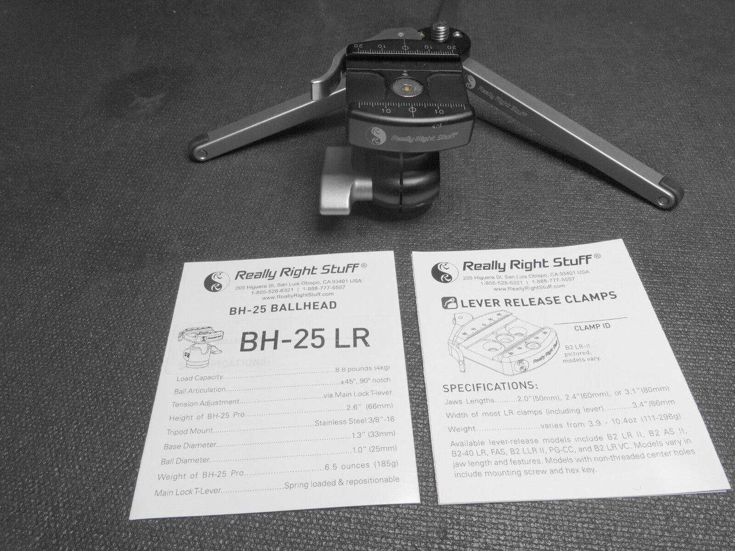 Really Right Stuff TFA-01 Table Top Tripod + BH-25E Ball Head