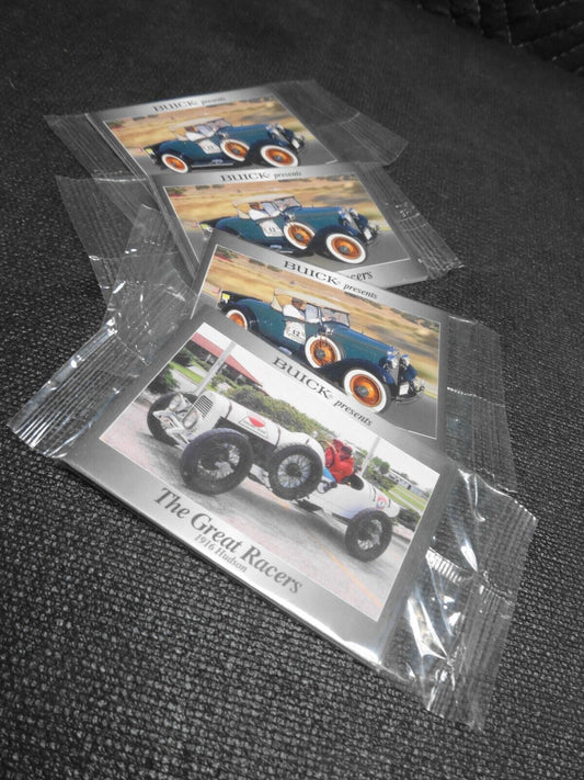 Buick Presents Great Racers From The Past & The Great Racers 4 Sealed Card Packs