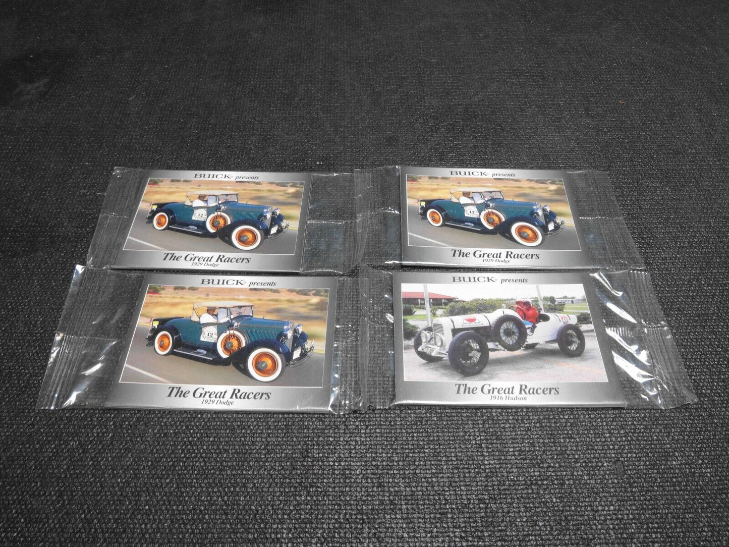 Buick Presents Great Racers From The Past & The Great Racers 4 Sealed Card Packs