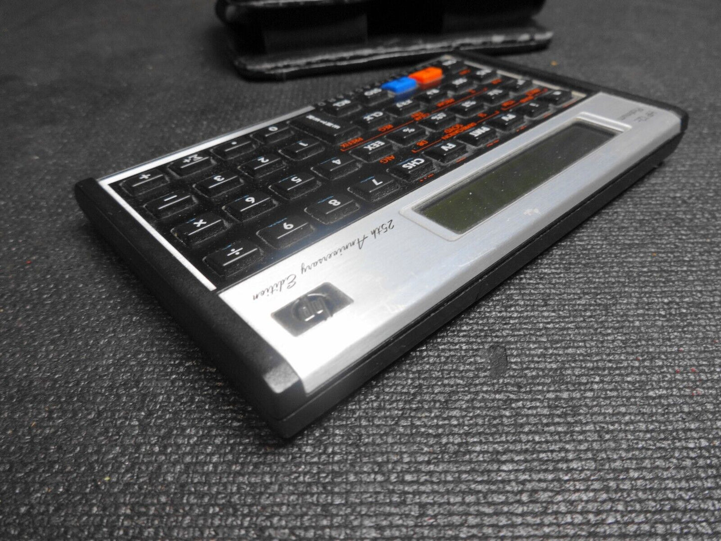 HP 12C Platinum 25th Anniversary Edition Calculator + Original Case