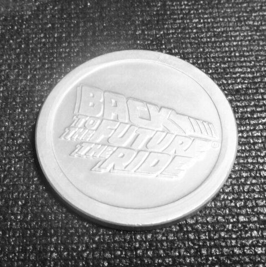 Metal POG Slammer Back to the Future 1994 McDonalds WPF Universal Studios 