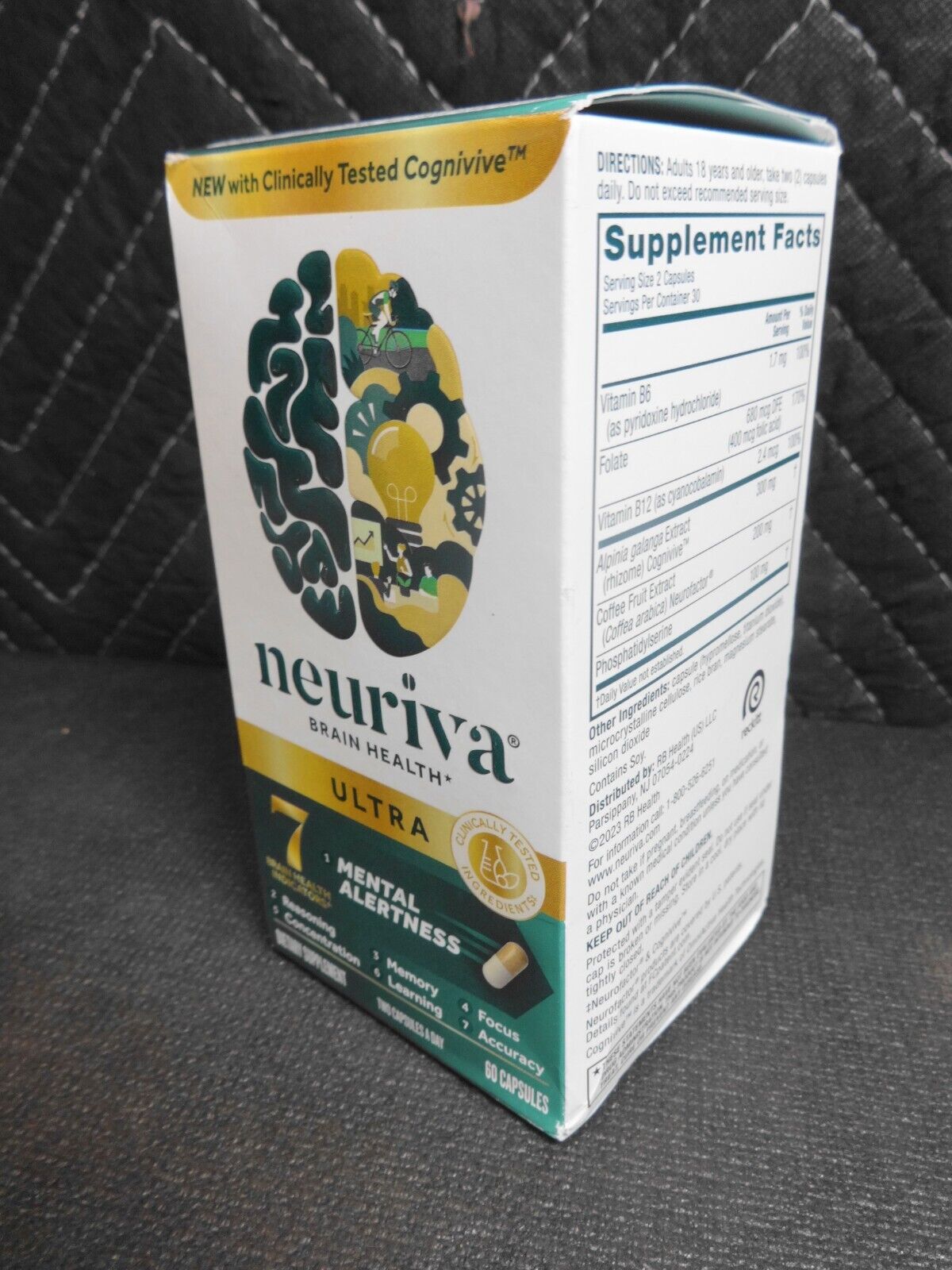 NEURIVA Ultra rain Performance Health 60 caps PACK STARTER Expires: JANUARY 2025